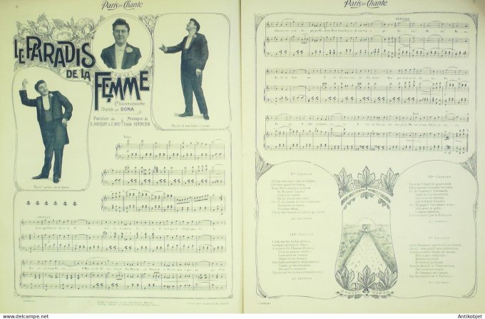 Paris qui chante 1903 #13 Lavallière Darty Dona Berger Xanrof MarinierBian-Ka
