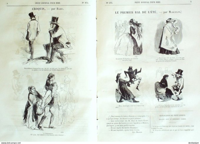 Petit journal pour Rire 1860 # 275 Galilée avait raison Grevin