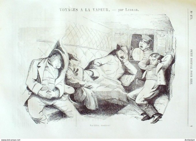 Petit journal pour Rire 1860 # 275 Galilée avait raison Grevin