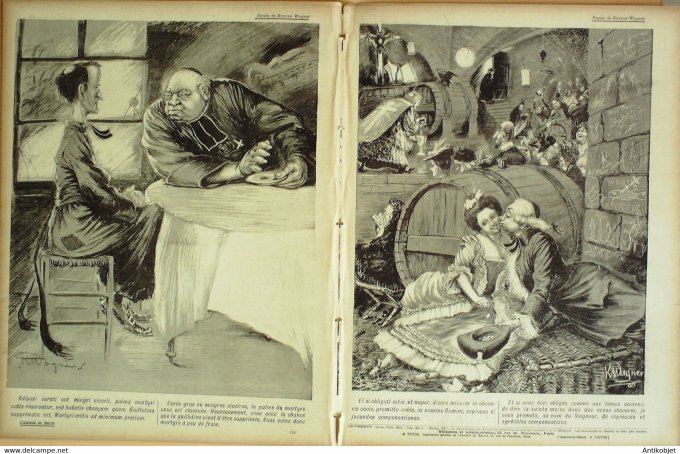 L'Assiette au beurre 1906 # 283 La véritable Encyclique Le Pape Pie X Radiguet