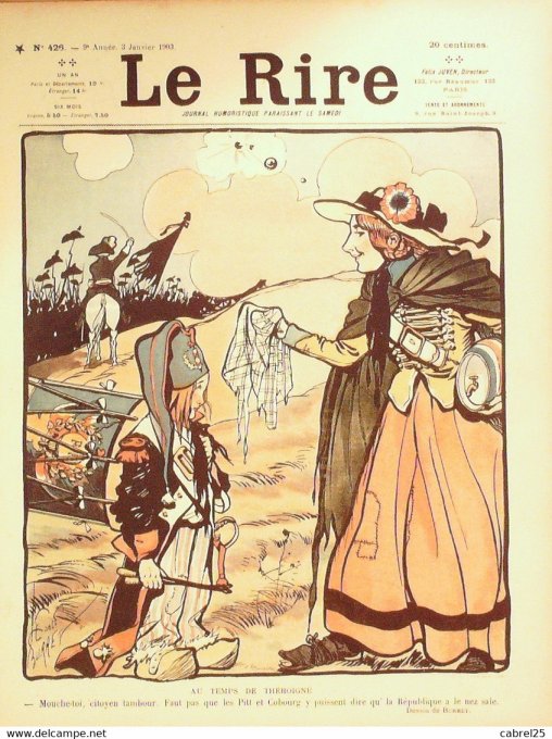 Le Rire 1902 n°426 Burret Delorme Cappielo Grandjouan Poulbot