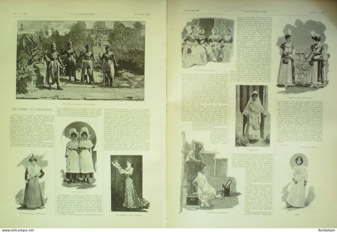 L'illustration 1900 n°3007 Vigan Vallerangue (30) Hourquette d'Osspue (65) Corneville (27)