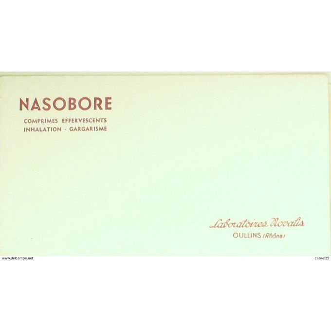 Buvard NASOBORE Laboratoire