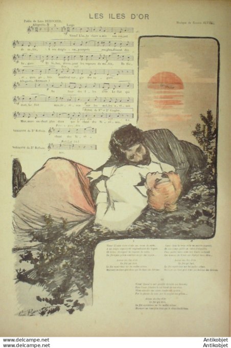 Gil Blas 1897 n°37 COURTELINE Gustave KAHN Marcel LHEUREUXEugène SUTTEZ Léon DUROCHER