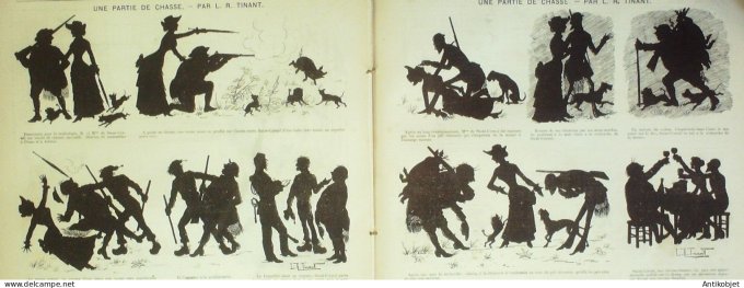 La Caricature 1882 #147 Manières de voir et dévisager Robida Vaudeville Loys Trock