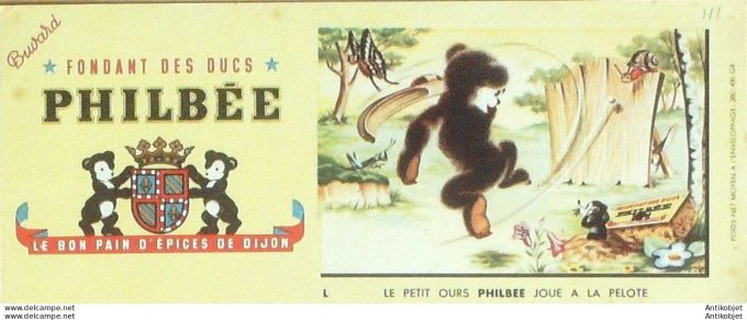 Buvard Philbee Biscuiterie