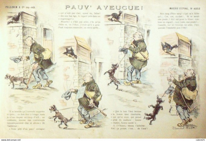 Pauv'aveugle (Pellerin d'epinal) Blanchet Magon