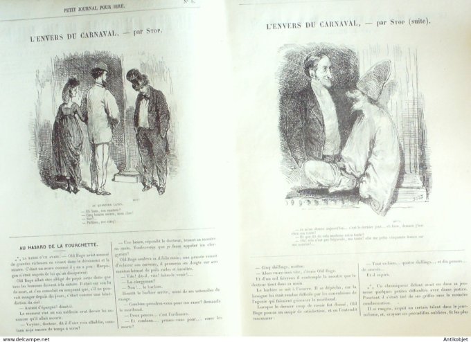 Petit journal pour Rire 1868 #    5 L'envers du Carnaval Stop
