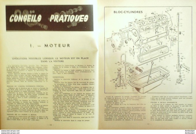 R.T Automobile Rover 75 Tracteurs Someca type Da 50 95 # 1954