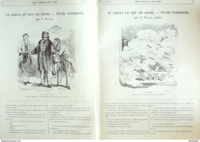 Petit journal pour Rire 1868 #    5 L'envers du Carnaval Stop
