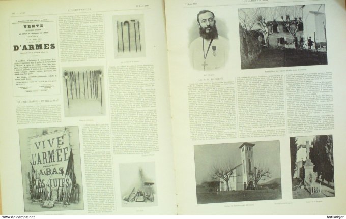 L'illustration 1900 n°2977 Inde Famine Théâtre Français incendie Jane Henriot R.P.Dorgère