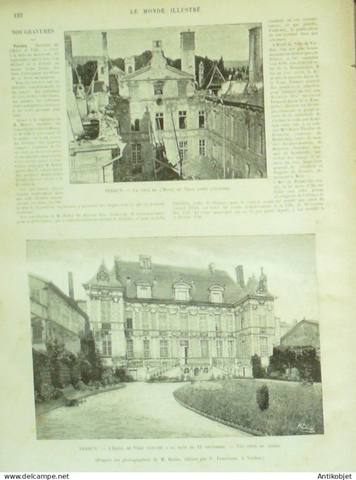 Le Monde illustré 1894 n°1956 Angleterre Weybridge Stowe House Verdun (08)