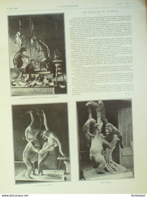 L'illustration 1900 n°2977 Inde Famine Théâtre Français incendie Jane Henriot R.P.Dorgère