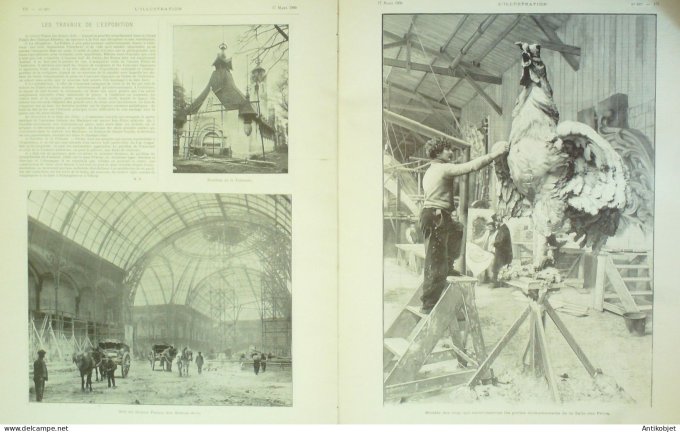 L'illustration 1900 n°2977 Inde Famine Théâtre Français incendie Jane Henriot R.P.Dorgère