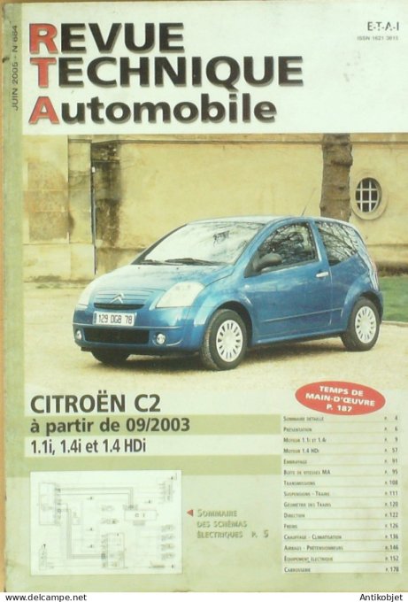 Revue Tech. Automobile 2005 n°684 Citroen C2