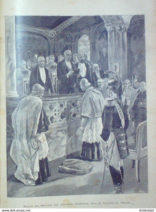 Soleil du Dimanche 1897 n°22 Dreux (28) Obsèques Duc d'Aumale Suède Stockholm