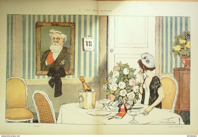 Le Rire 1913-02-22 # 525 Journal humoristique Ed.Originale Desespoir des chansonniers