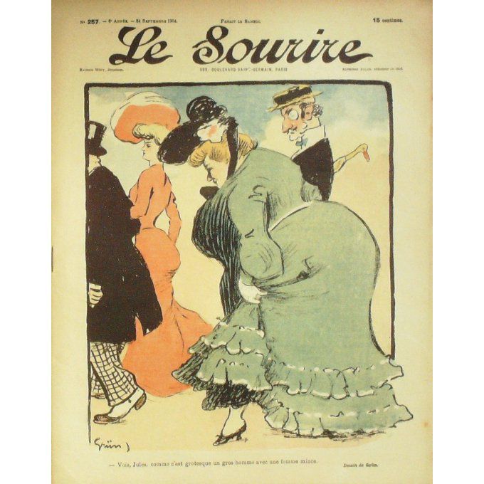 Le Sourire 1904 n°257 GRUN MIRANDE VILLEMOT DESTEZ MIRANDE HEMOT ROUBILLE