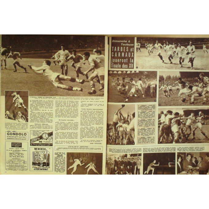 Miroir Sprint 1951 #  257 15 Mai Robic  Bobet Bonnaventure Redol Fi Gueguen Robinson