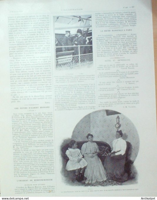 L'illustration 1905 n°3267 Congo Missoum-Missoum Toul (54) Crimée Sénégal Dakar Sébastopol Karbelnai