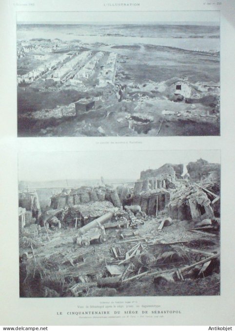 L'illustration 1905 n°3267 Congo Missoum-Missoum Toul (54) Crimée Sénégal Dakar Sébastopol Karbelnai