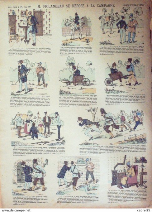 Fricandeau Se Repose A La Campagne (Pellerin d'epinal)