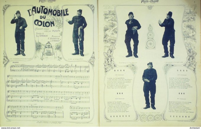 Paris qui chante 1903 #14 Fragson Polin Fagette Mayol Lorée Jacquet Vaunel