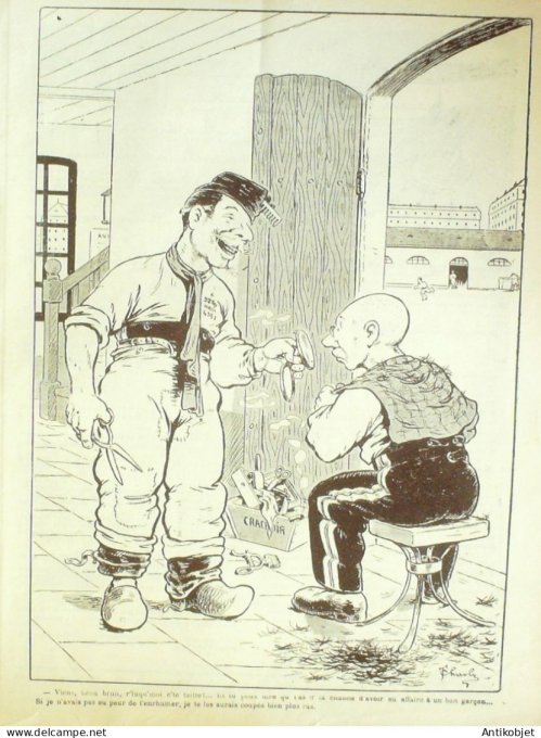 Le Rire 1902-11-15 # 419 Journal humoristique Ed.Originale Soldat distingue