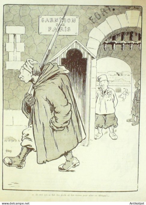 Le Rire 1902-11-15 # 419 Journal humoristique Ed.Originale Soldat distingue