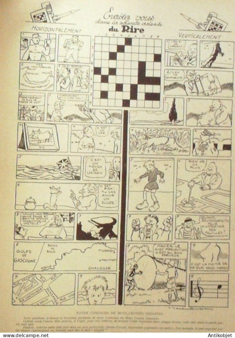 Le Rire 1933-04- 8 # 740 Journal humoristique Ed.Originale Radio-Mandchourie