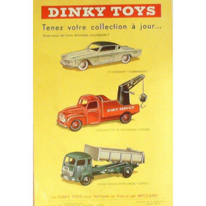 Meccano Magazine Bristol Inde Aronde Fregate Camion Miroitier 1955
