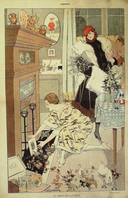 La Baionnette 1915 n°025 (Noël de Guerre) WILDHOPFF MACCHIATI LEONNEC JARACH