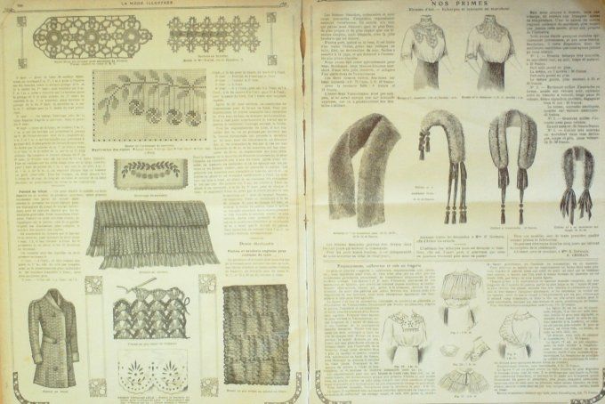 Journal Mode illustrée 1911 # 25 Blouses & chapeaux
