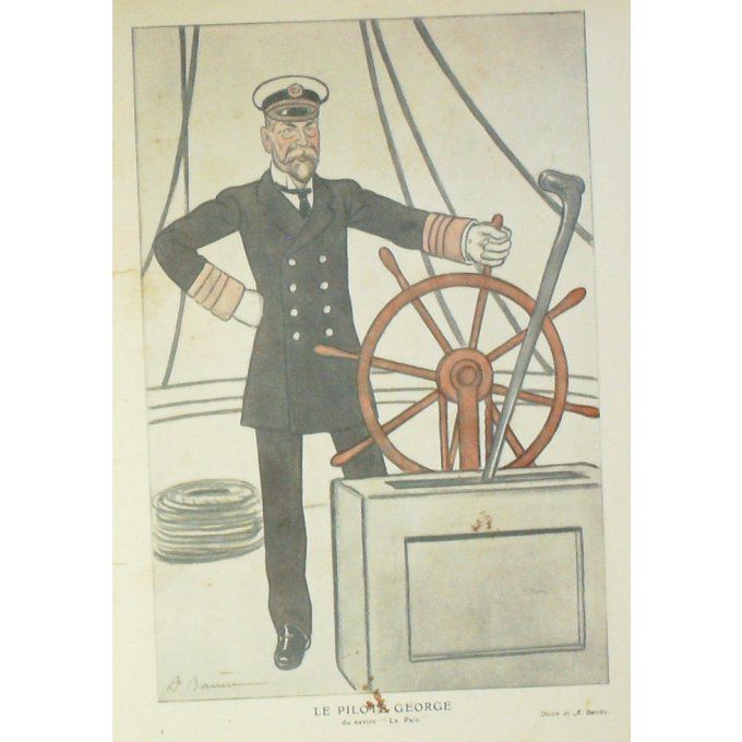 BARRERE-PILOTE GEORGES NAVIRE la PAIX-1922