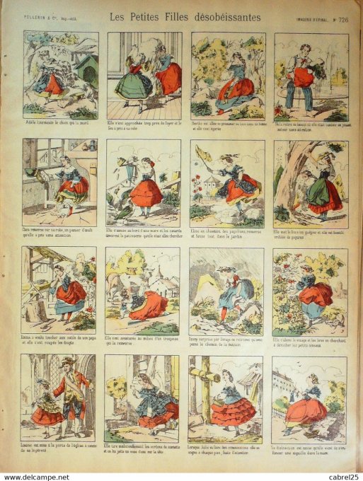 Les Petites Filles Desobeissantes  (Pellerin d'epinal)