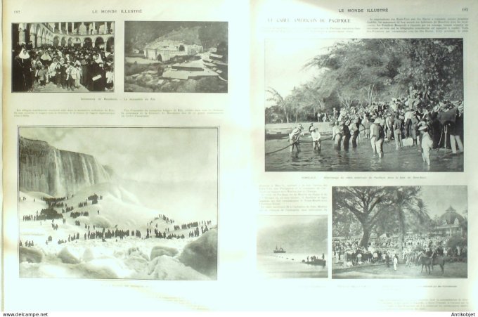 Le Monde illustré 1903 n°2395 Polynésie Moorea Raiatea Tahaa Mateira Huachine Rothstock Hawaï Honolu