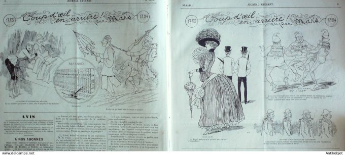 Le Journal Amusant 1884 # 1428 La Reine d'Arles par Stop