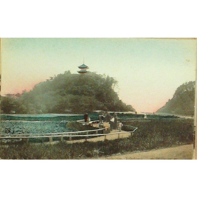 Cpa Japon Yokohama Sankeiyen 1908