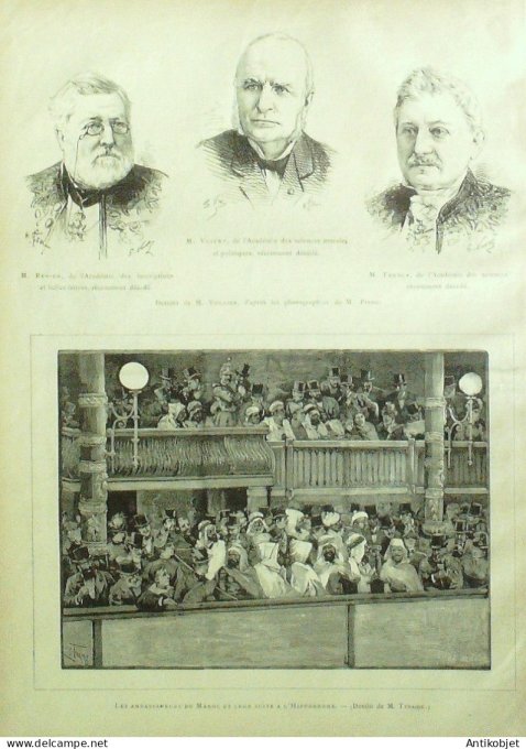 Le Monde illustré 1885 n°1476 Italie Tresca Norvège Sigurd Projet de Haag