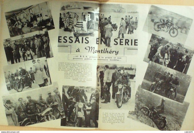 Moto Revue 1950 n° 1002 Lambretta Gillet d'Herstal Duperconfort 250cmc 4T