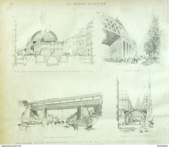 Le Monde illustré 1885 n°1476 Italie Tresca Norvège Sigurd Projet de Haag