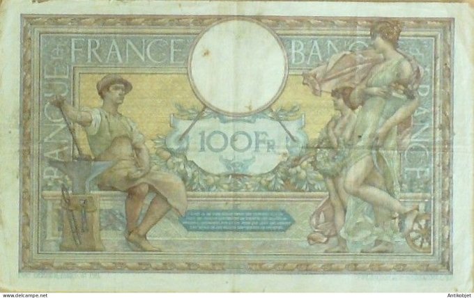 Billet Banque de France 100 francs Luc Olivier Merson A.10=1=1912 TTB+