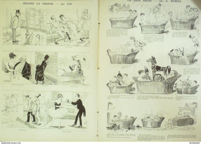 La Caricature 1885 #299 Réservistes en manoeuvres Draner Gino Robida Job