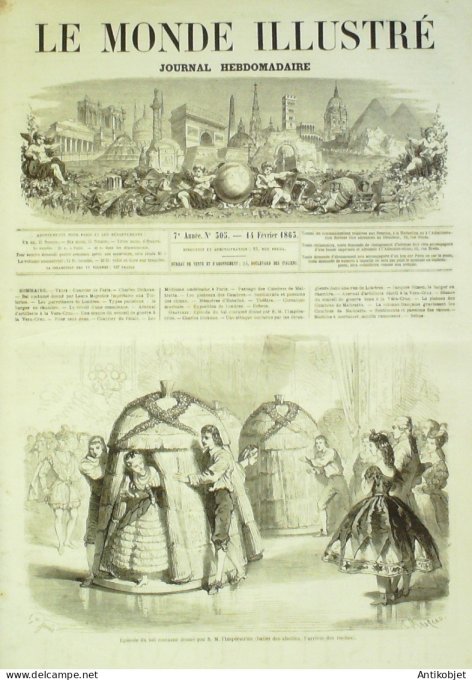 Le Monde illustré 1863 n°305 Mexique Vera-Cruz cumbres de Maltratta Londres étrangleurs