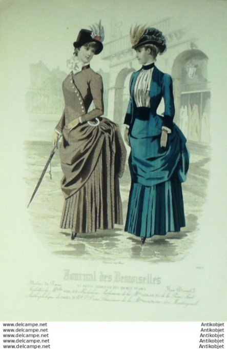 Journal de Demoiselles 1884 # 4463 (Maison Vidal)