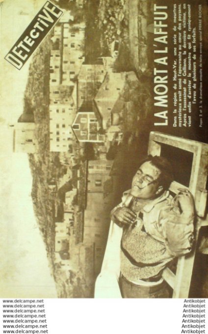 Détective 1934 # 320 Evia Draguignan î Chartres