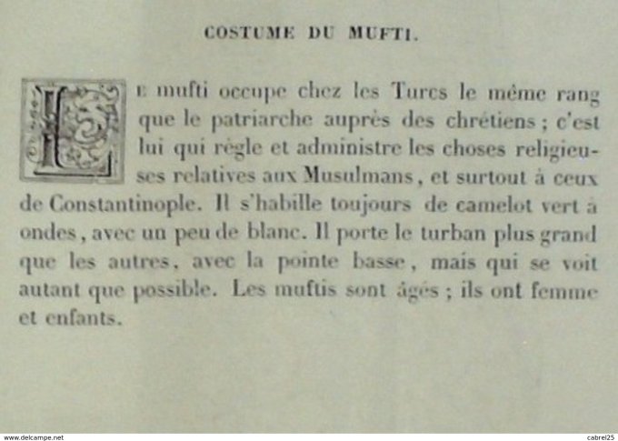 Turquie MUFTI 1859