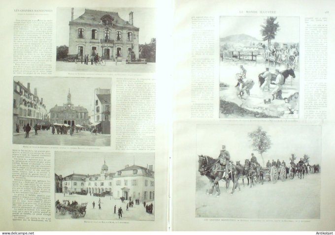 Le Monde illustré 1891 n°1798 Turquie Djivad-Pacha Bar-sur-Aube Jessains (10) Chili Valparaiso Chaum