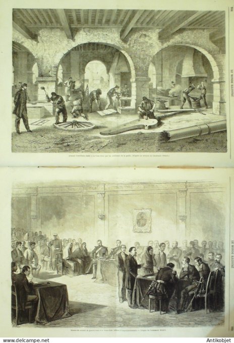 Le Monde illustré 1863 n°305 Mexique Vera-Cruz cumbres de Maltratta Londres étrangleurs