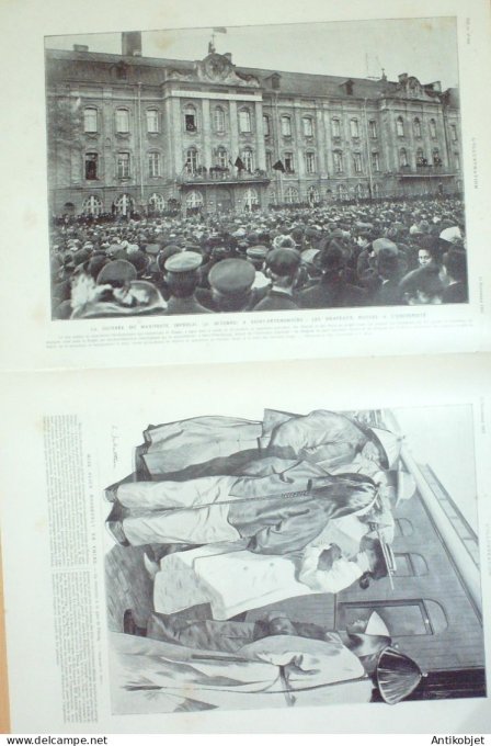 L'illustration 1905 n°3272 Ukraine Odessa St-Pétersbourg Danemark souverains Norvège Charlottenlund